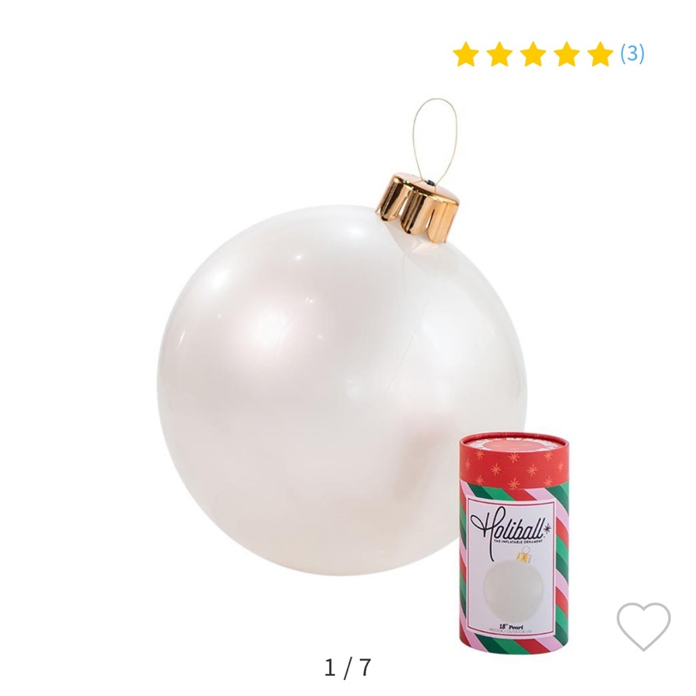 Holiball | Large Vintage Pearl